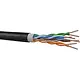 Cable Partners CAT5E-GROND-30m UTP Cat.5E grond/buiten netwerkkabel zwart rol 30 meter