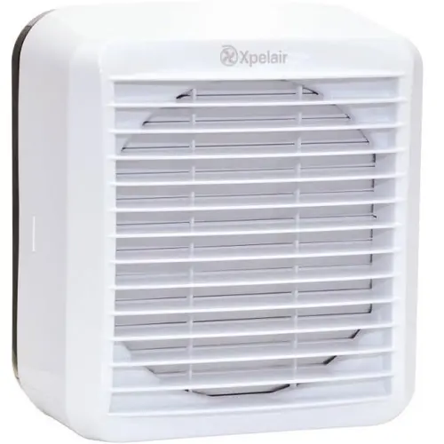 Xpelair GXC6EC 184-203mm glas-muur ventilator met trekkoord 266 m3 230V 30W