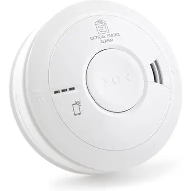 Ei EI3016RF optische rookmelder 230V draadloos koppelbaar met Lithium back-up batterij