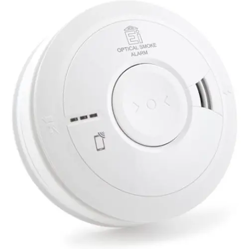 Ei EI3016RF optische rookmelder 230V draadloos koppelbaar met Lithium back-up batterij