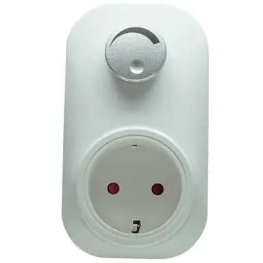 Tradim 6601 stekkerdimmer LED 4 - 150 Watt wit