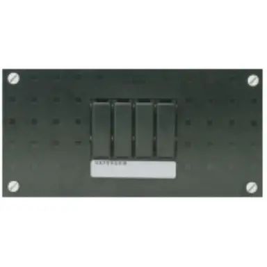 ABB Haf HLD11H lege kast 220x110mm 1 DIN-rail 77mm sleufbreedte 4 modulen