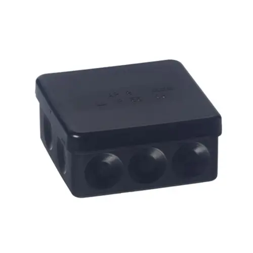 ABB Haf AP9M kabeldoos opbouw 86x86x39mm met membraan IP55 zwart 12 invoeren