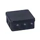 ABB Haf AP9M kabeldoos opbouw 86x86x39mm met membraan IP55 zwart 12 invoeren