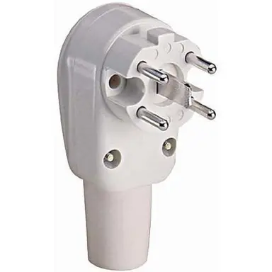 ABL 2302-010 Perilex haakse stekker 25A IP20 creme