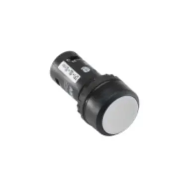 ABB CP1-10W-10 Drukknop Vlak Wit 1m   Rond