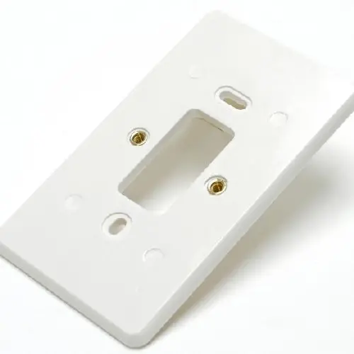 Corodex 2230869PW montageplaat voor 2-voudig opbouw schakelmateriaal wit