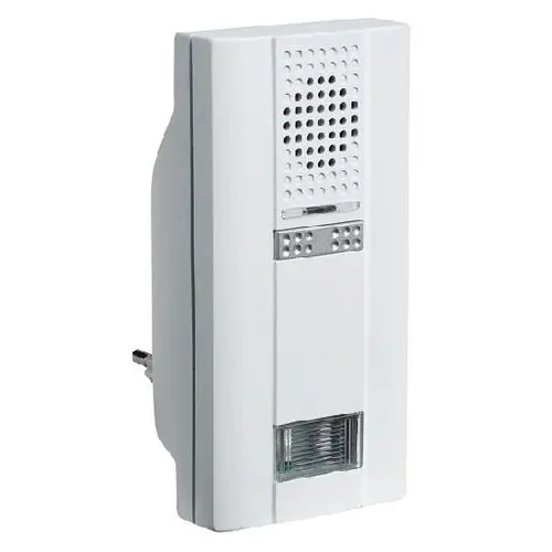 Grothe 714254 Mistral 400E gong met flits draadloos 500 meter wit 86dB