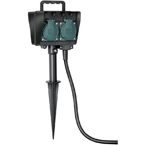 Brennenstuhl 1154440 wcd 4v randaarde overig zwart