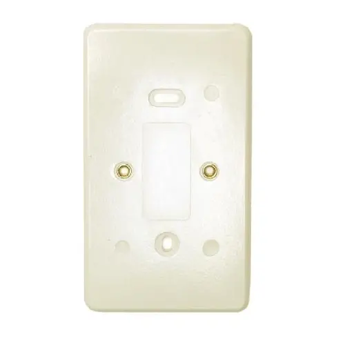 Corodex 2230861PW muurplaat 2-voudig polarwit