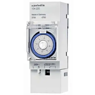 Paladin MICRON 35MM AC230 analoge schakelklok 1-kanaal dagprogramma