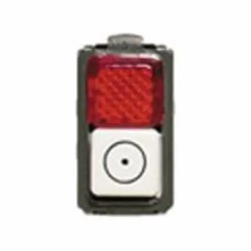 BTicino BT5057R Magic drukknop modulair met rode lens