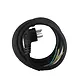 Haka 617900061 Perilex-snoer 1,5 meter 5 x 1,5 mm² zwart