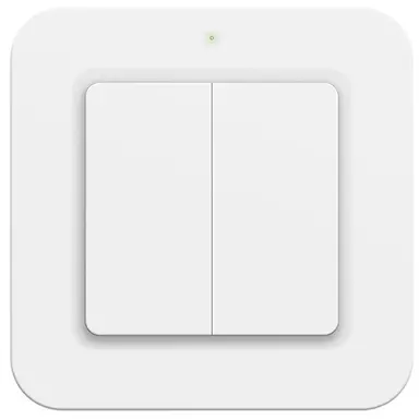 KlikAanKlikUit AWST-9000 draadloze wandschakelaar 1 of 2 voudig wit