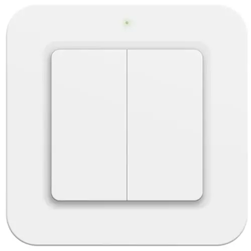 KlikAanKlikUit AWST-9000 draadloze wandschakelaar 1 of 2 voudig wit