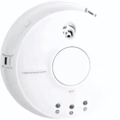 FireAngel CW1-PF-T koolmonoxidemelder 230v met 9v back-up batterij