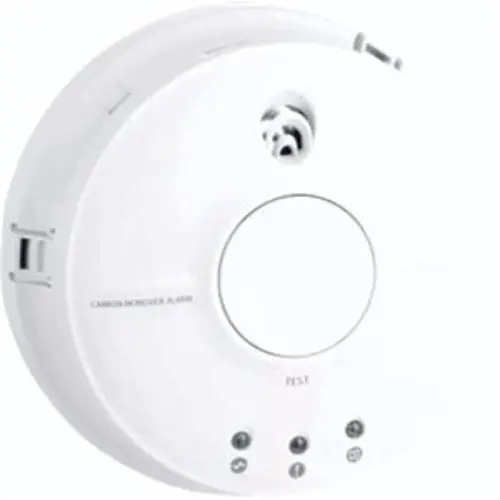 FireAngel CW1-PF-T koolmonoxidemelder 230v met 9v back-up batterij