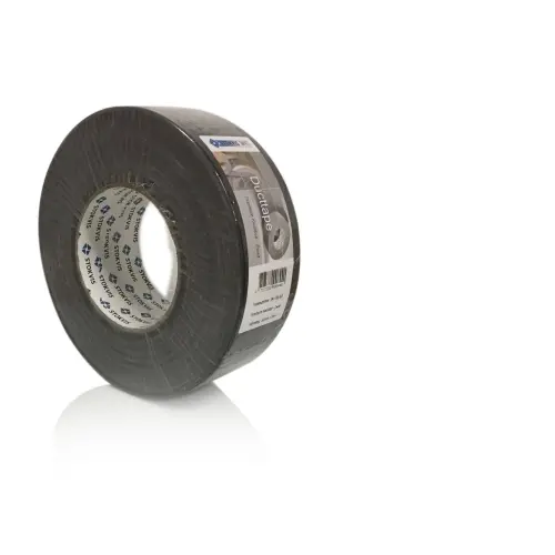 Stokvis CT010102 ducttape zw 50mmx50m bar