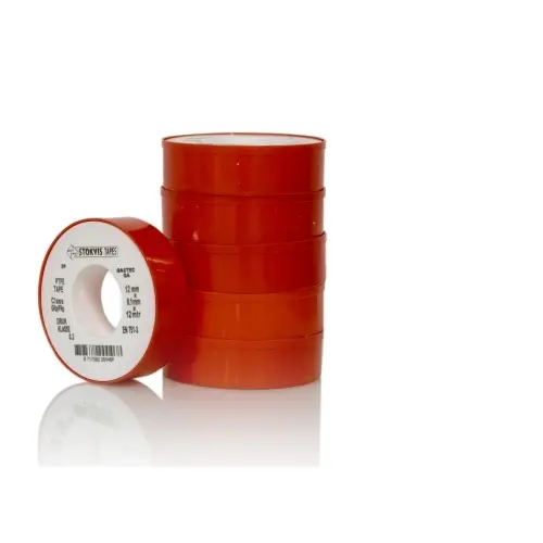 Stokvis CT100101 ptfe tape rw 12mmx12m0.10