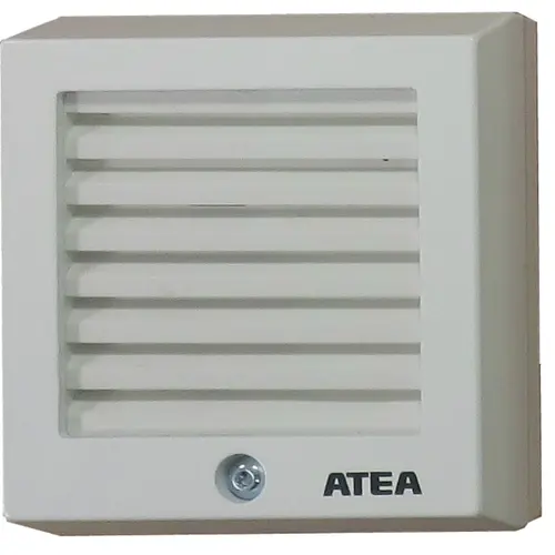 Atea AB190 opbouw deurluidspreker wit zonder beldrukker