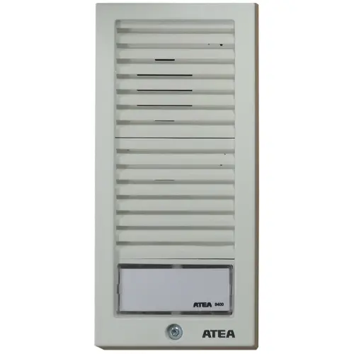 Atea AB 191 opbouw deurluidspreker wit met 1 beldrukker