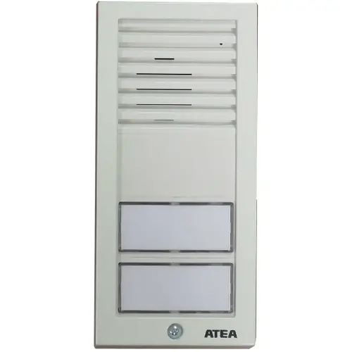 Atea AB192 opbouw deurluidspreker wit met 2 beldrukkers