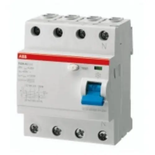 ABB F204 A-63/0.3 aardlekschakelaar 63A 4-polig 300mA F204A63/0.3