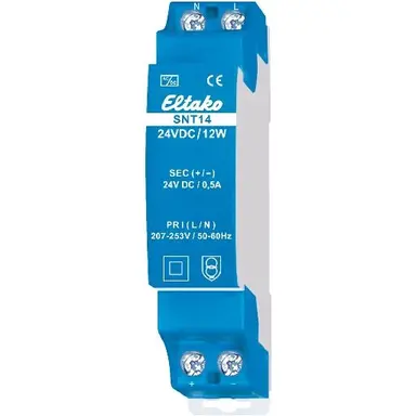 Eltako SNT14-24V/12W voeding 14-24V-DC 012W DIN-rail