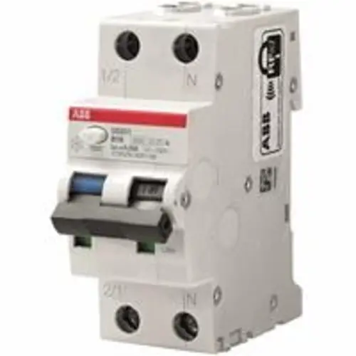 ABB DS201 B20 A30 aardlekautomaat 1p+N 20A 30mA B-karakteristiek 6kA DS201B20/0.03