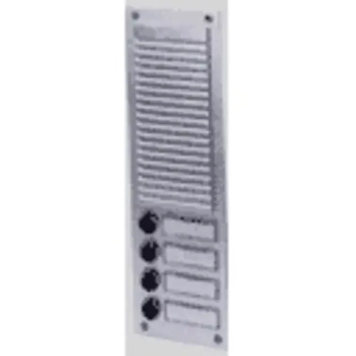 Atea AB205A04CBD deurluidspreker smal inbouw met 4 dubbel verchroomde beldrukkers