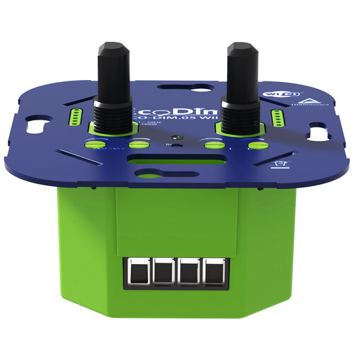 EcoDim ECO-DIM.05-WIFI wifi duo LED dimmer RC 2x 0 - 100 Watt
