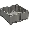 ABB Haf 3640/1 S onderbak kabeldoos zonder deksel 95x95x45mm IP40 grijs gerecycled kunststof