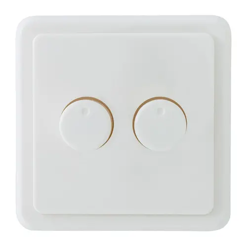 EcoDim ED-10008 duo dimmerknop passend voor Peha Standard wit glans