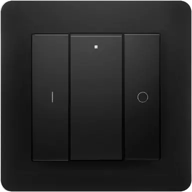 EcoDim ED-10011 Zigbee draadloze schakelaar voor 1 groep compleet zwart