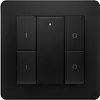 EcoDim ED-10013 Zigbee draadloze schakelaar voor 2 groepen compleet zwart