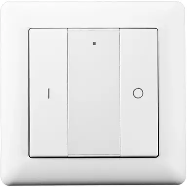 EcoDim ED-10010 Zigbee draadloze schakelaar voor 1 groep compleet wit