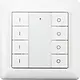 EcoDim ED-10014 Zigbee draadloze schakelaar voor 4 groepen compleet wit