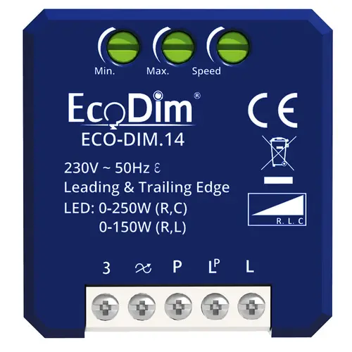 EcoDim ECO-DIM.14 LED dimmer module 0-250 Watt RLC