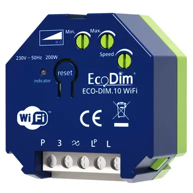 EcoDim ECO-DIM.10-WIFI wifi LED dimmer module 0 - 200 Watt