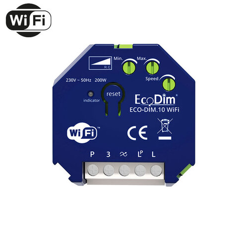 EcoDim ECO-DIM.10-WIFI WiFi LED dimmer module 0 - 200 Watt