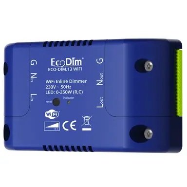 EcoDim ECO-DIM.13-WIFI WiFi inline dimmer 0 - 250 Watt