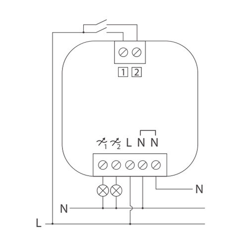Plejd DIM-02 dimmer 2-kanaals 0 - 100 W mesh Bluetooth