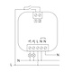 Plejd DIM-02 dimmer 2-kanaals 0 - 100 W mesh Bluetooth