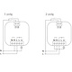 Plejd REL-01-2P schakelactor relais 1 of 2 polig mesh Bluetooth