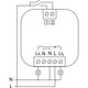 Plejd REL-02 schakelactor relais 2-kanaals mesh Bluetooth