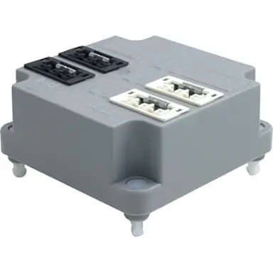 ABB Haf 3640AB2-5 S deksel 3640 2x5p ac166 zwart