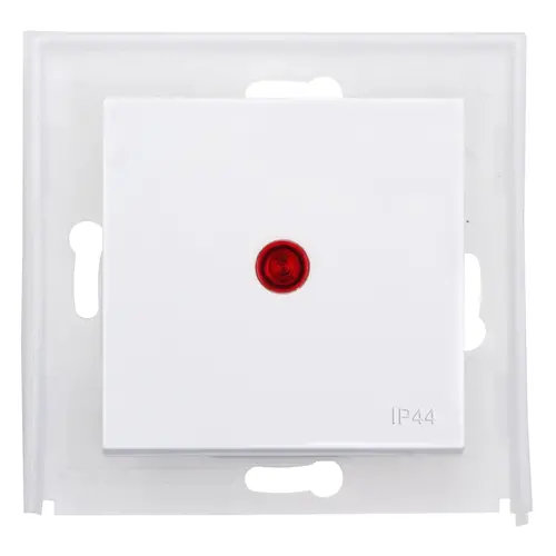 Kopp 493572004 schakelwip controlevenster rood IP44 HK07 Athenis helder wit glans