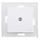 Kopp 493573005 schakelwip controlevenster transparant IP44 HK07 Athenis helder wit glans