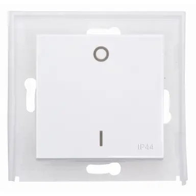 Kopp 493729002 schakelwip met opdruk 0 - I IP44 HK07 Athenis helder wit glans