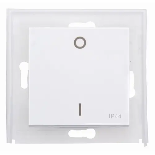 Kopp 493729002 schakelwip met opdruk 0 - I IP44 HK07 Athenis helder wit glans